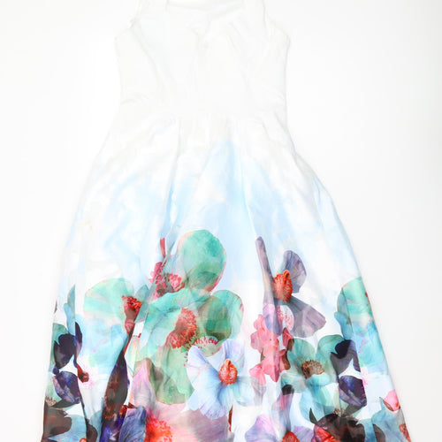 Coast Women's Multicoloured Floral A-Line Midi Dress 10