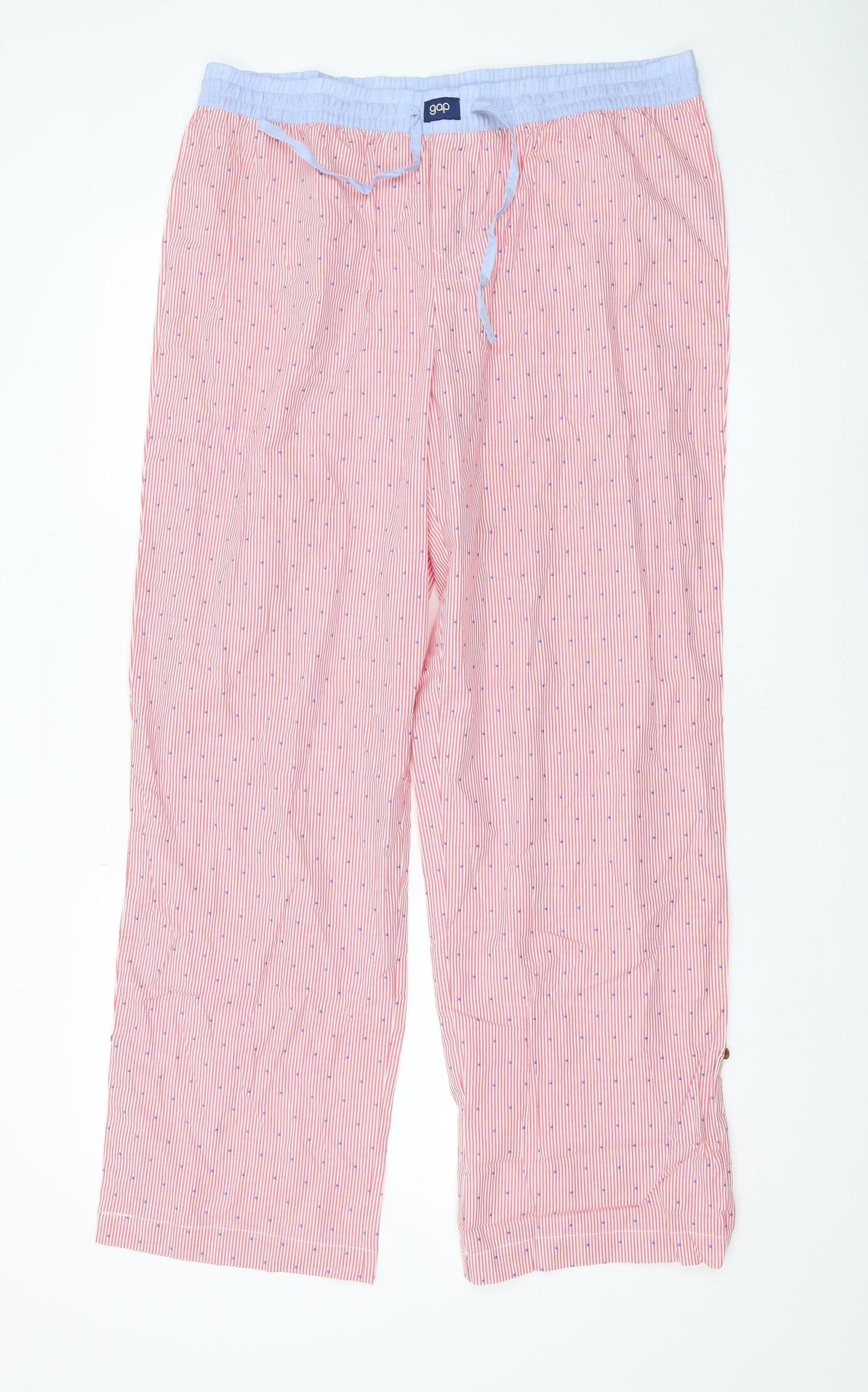Gap Women Red Striped Pyjama Pants, Size L