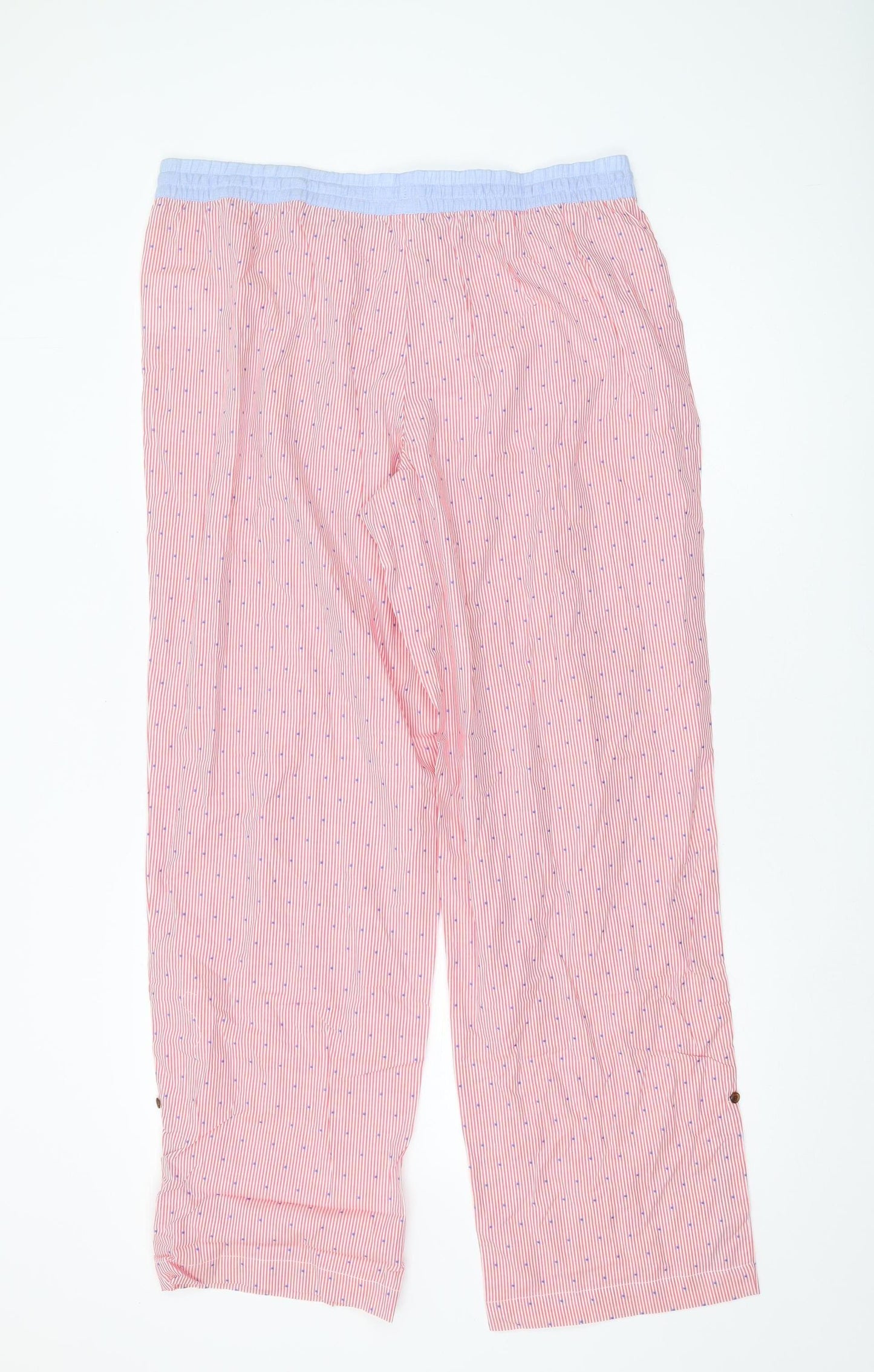 Gap Women Red Striped Pyjama Pants, Size L