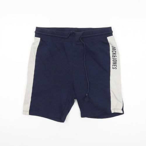 Jack & Jones Men's Blue Sweat Shorts, Size S, Casual Style