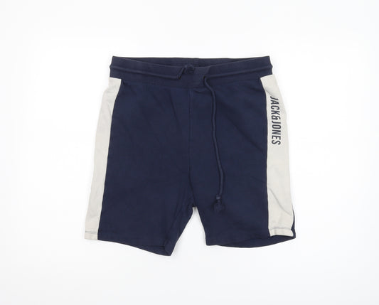 Jack & Jones Men's Blue Sweat Shorts, Size S, Casual Style