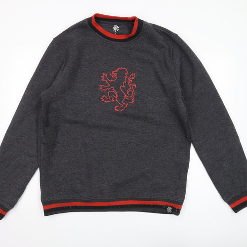 Castore Men's Grey Crew Neck Sweatshirt L