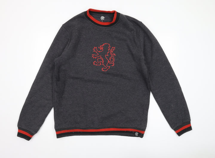 Castore Men's Grey Crew Neck Sweatshirt L