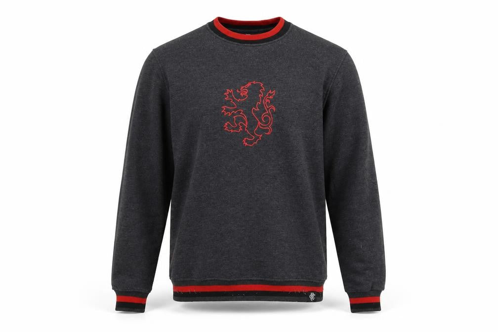 Front view of Castore Men's Grey Crew Neck Sweatshirt L