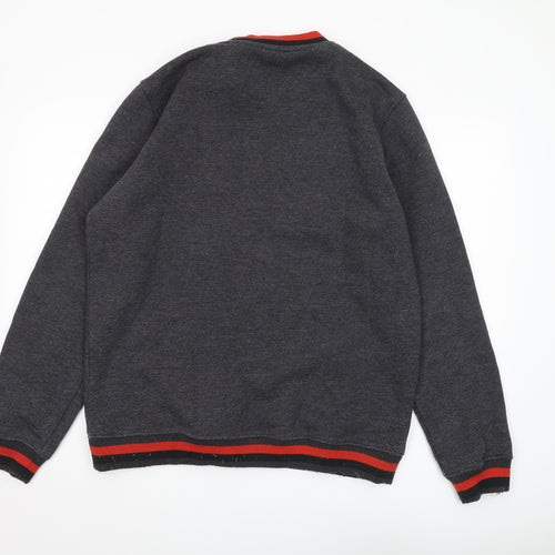 Castore Men's Grey Crew Neck Sweatshirt L
