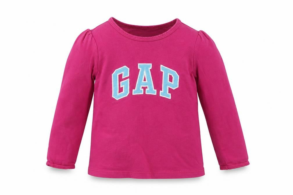 Gap Girls Pink Long Sleeve T-Shirt 3 Years