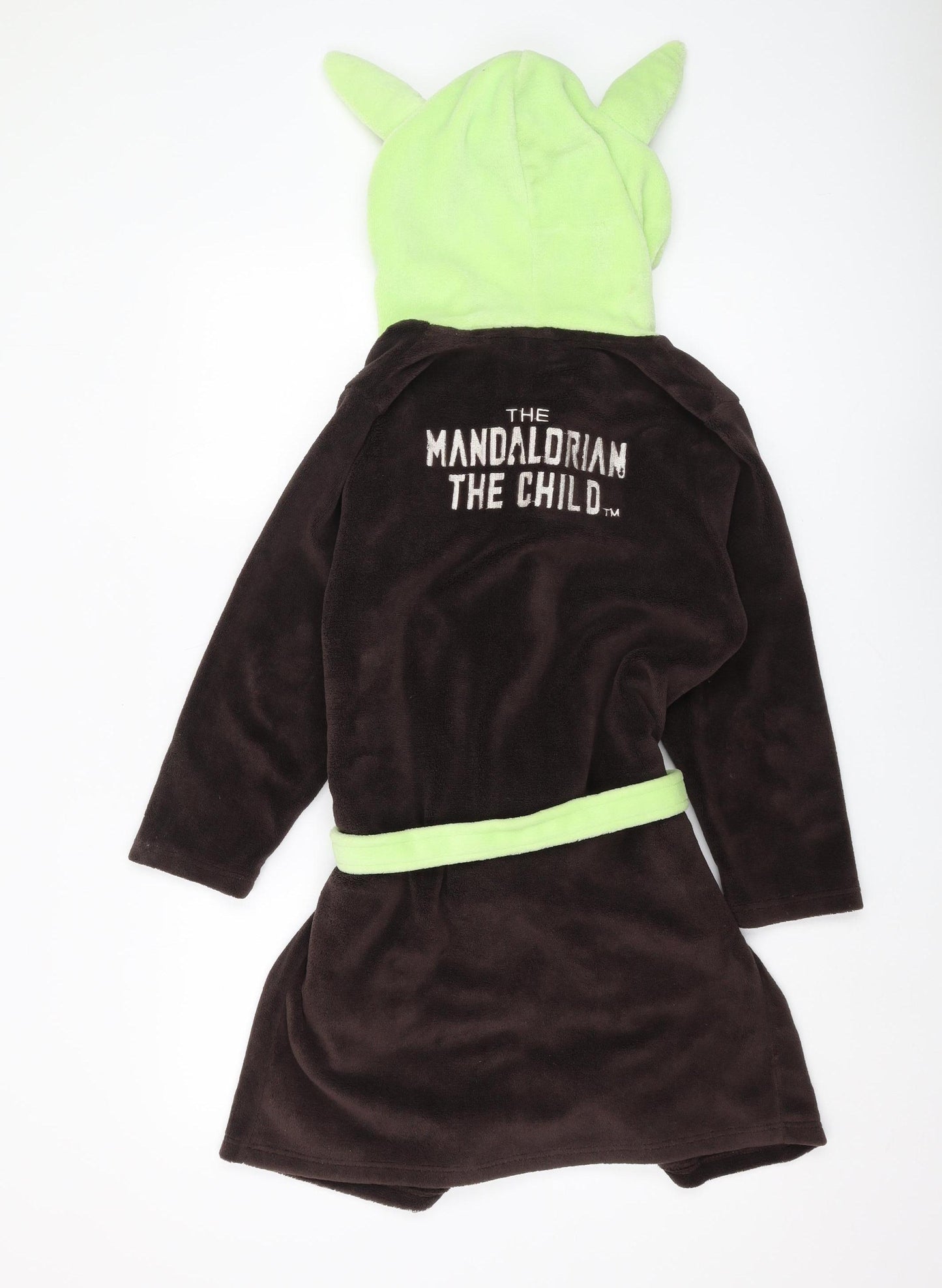 Star Wars Boys Brown & Green Hooded Robe 9-10 Yrs Fleece