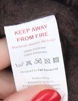 Star Wars Boys Brown & Green Hooded Robe 9-10 Yrs Fleece