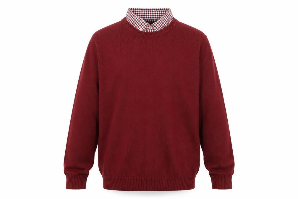 Cotton Traders Men's Red L Pullover Jumper