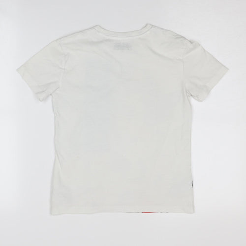 Next Boys White Sonic Graphic T-Shirt, Age 7, Short Sleeve