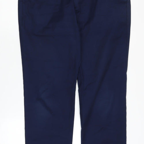 GAP Men's Blue Chino Trousers 36 Regular Cotton Blend