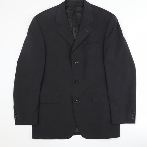 Burton Menswear Black Blazer Men's 38 Regular Fit