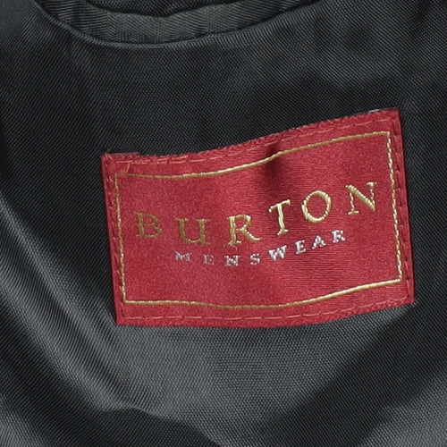 Burton Menswear Black Blazer Men's 38 Regular Fit
