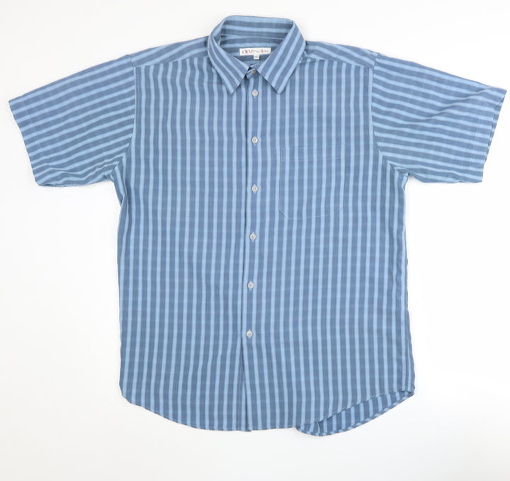 EWM Pure Classics Men's Blue Striped Shirt - Size M