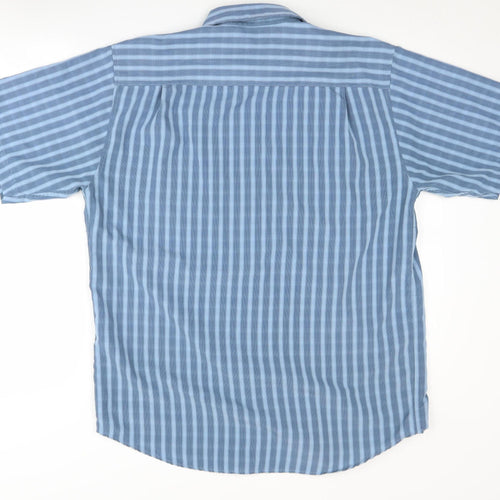EWM Pure Classics Men's Blue Striped Shirt - Size M