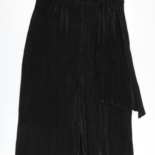Boohoo Women Black Halter Jumpsuit UK 12 Occasion
