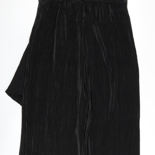 Boohoo Women Black Halter Jumpsuit UK 12 Occasion