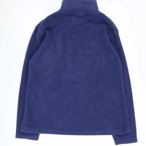 Women's Blue Fleece Pullover Sweatshirt - Size 16