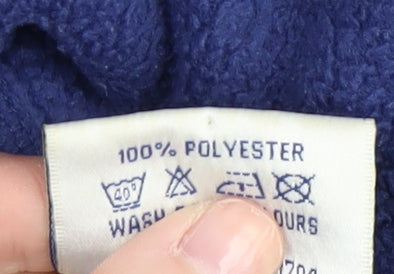 Women's Blue Fleece Pullover Sweatshirt - Size 16