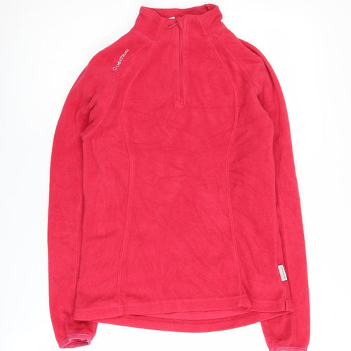 Quechua Women's Red M Fleece Pullover Sweatshirt