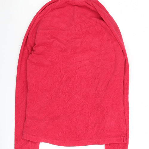 Quechua Women's Red M Fleece Pullover Sweatshirt