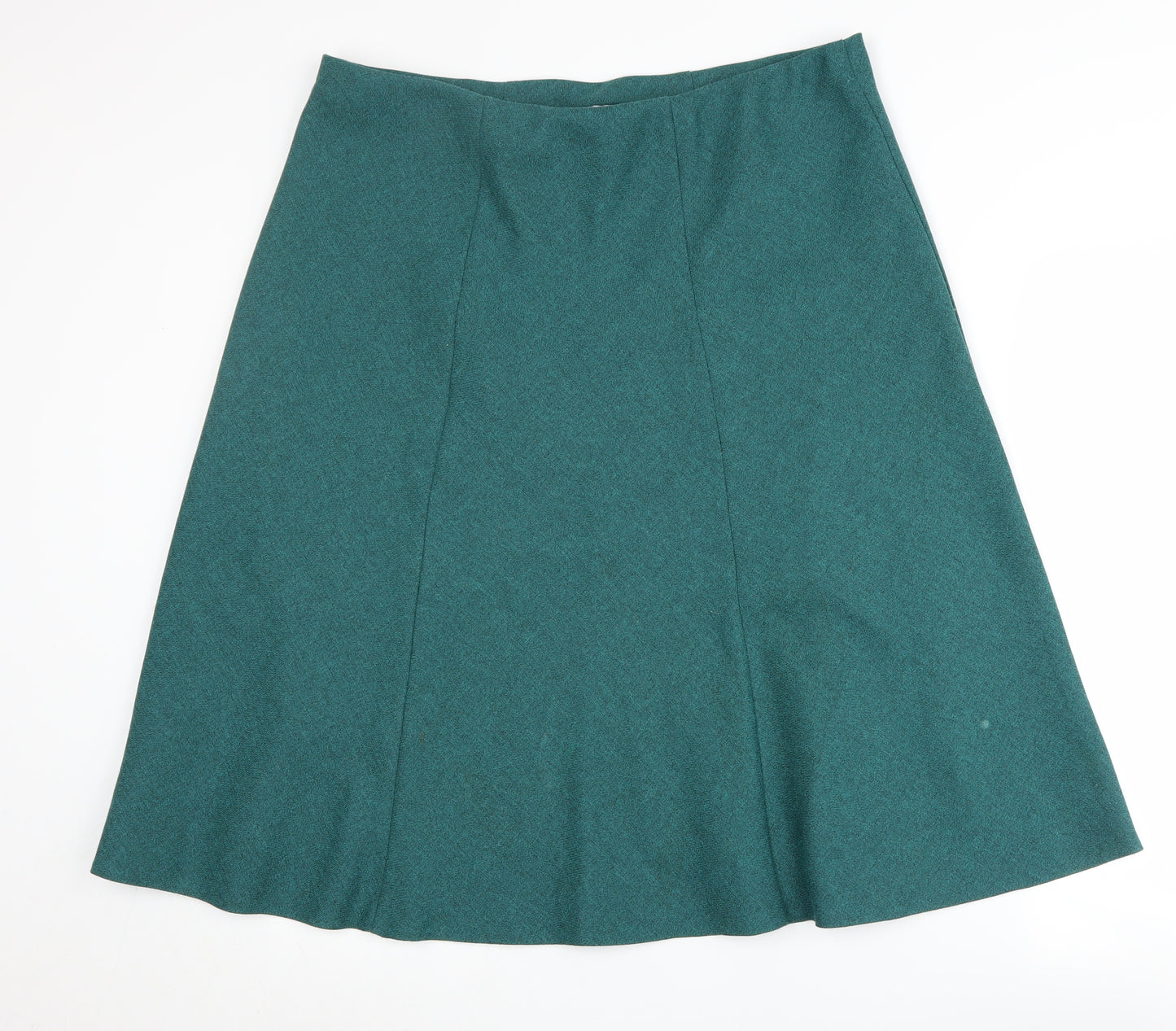 Honor Millburn Women's Green A-Line Midi Skirt Size 18
