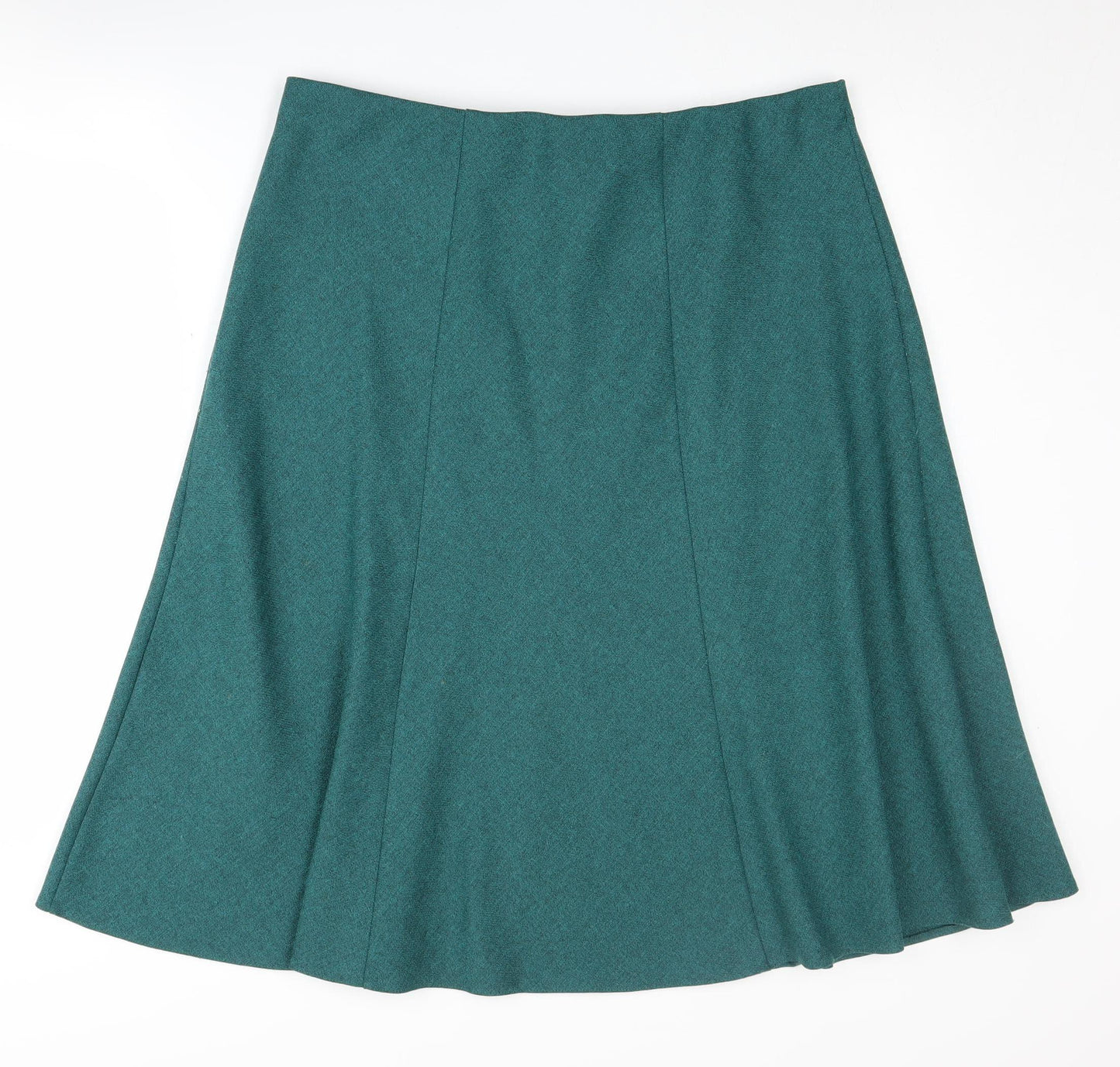 Honor Millburn Women's Green A-Line Midi Skirt Size 18