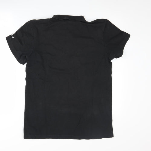 Adidas Men's Black Polo Shirt M - Classic Casual Style