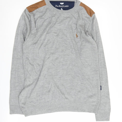 Polo Ralph Lauren Men’s Grey L Jumper Pullover