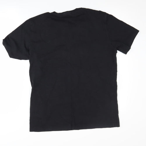 Champion Men's Medium Black Cotton T-Shirt