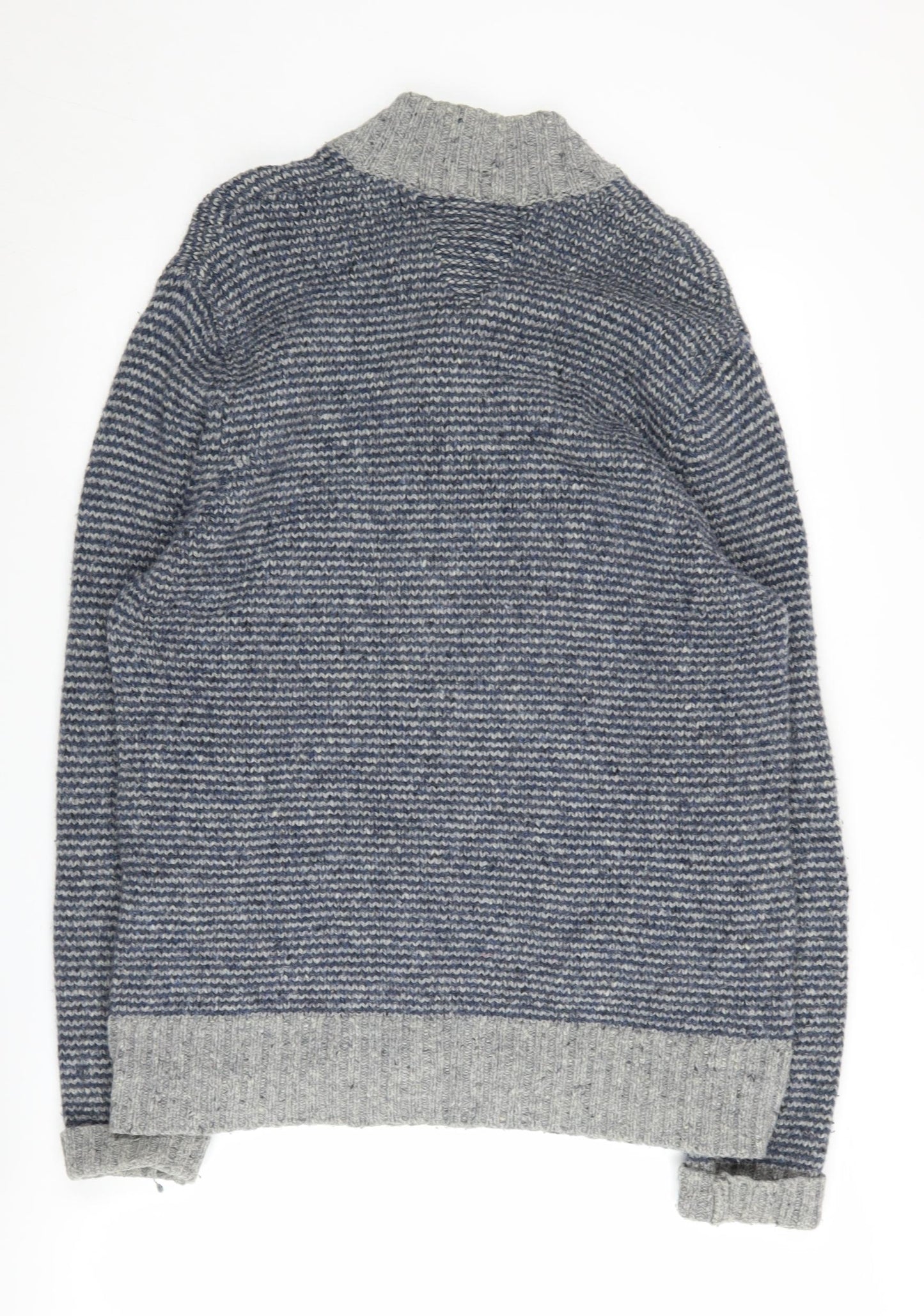 John Lewis Men's Grey Henley Jumper, L, Knit