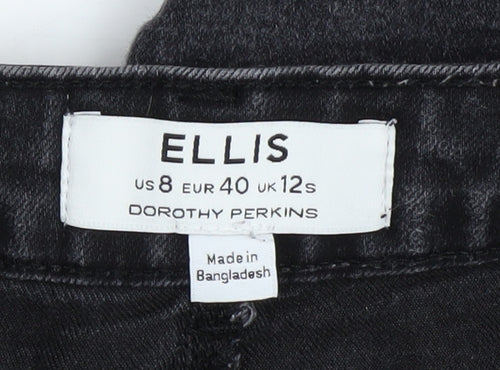 Dorothy Perkins Women's Black Straight Jeans Size 12