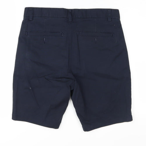 Next Men's Blue Chino Shorts, 30 in Regular Fit