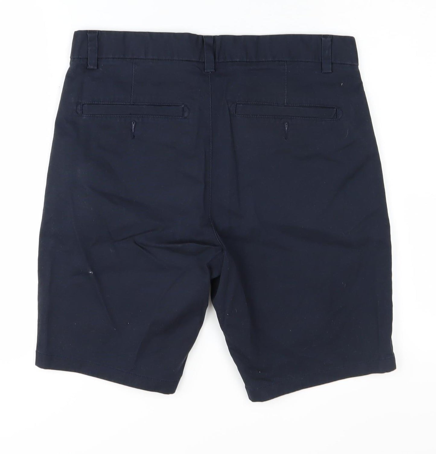 Next Men's Blue Chino Shorts, 30 in Regular Fit
