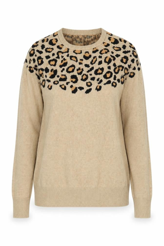 Merona Women's Beige Animal Print Jumper, Size S