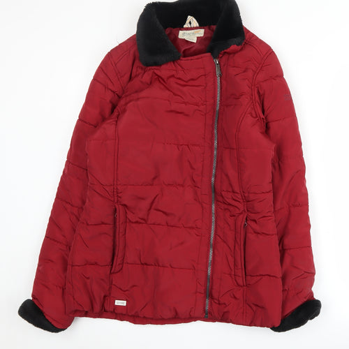 Regatta Women's Red Puffer Jacket, Size 12, Winter Stylish