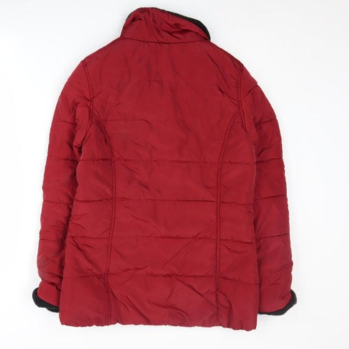 Regatta Women's Red Puffer Jacket, Size 12, Winter Stylish