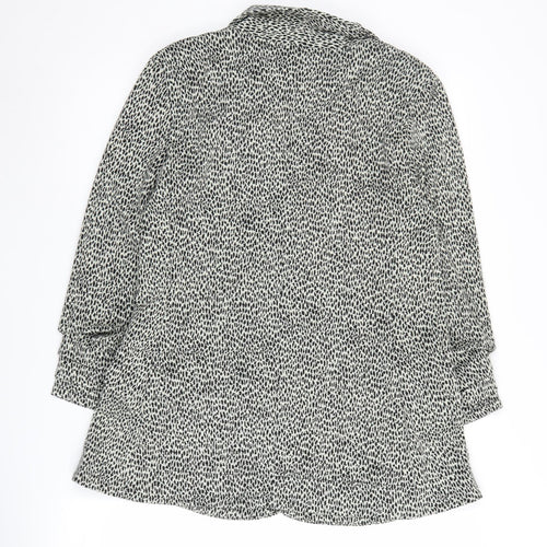 Next Women's Grey Animal Print Blazer Size 14