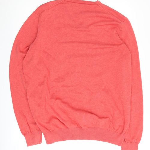 Wolsey Men's Red V-Neck Pullover Sweater XL