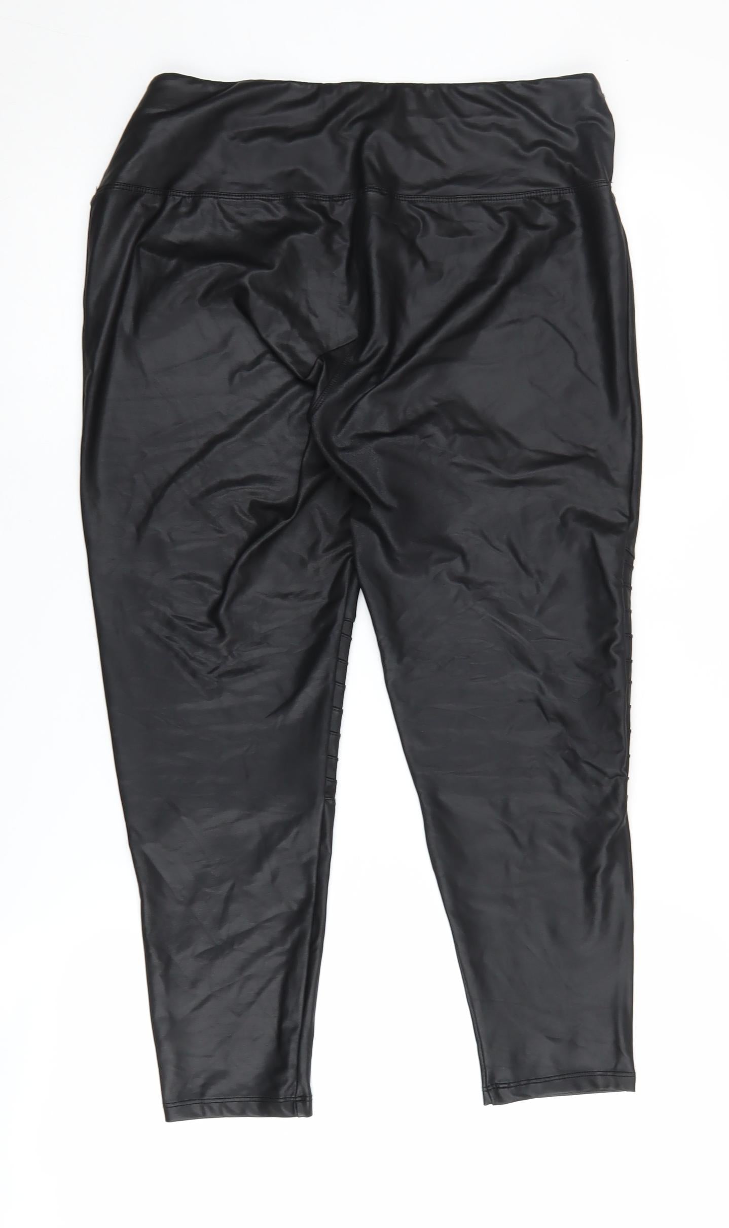 New Look Women's Petite Black Ankle Leggings Size 16