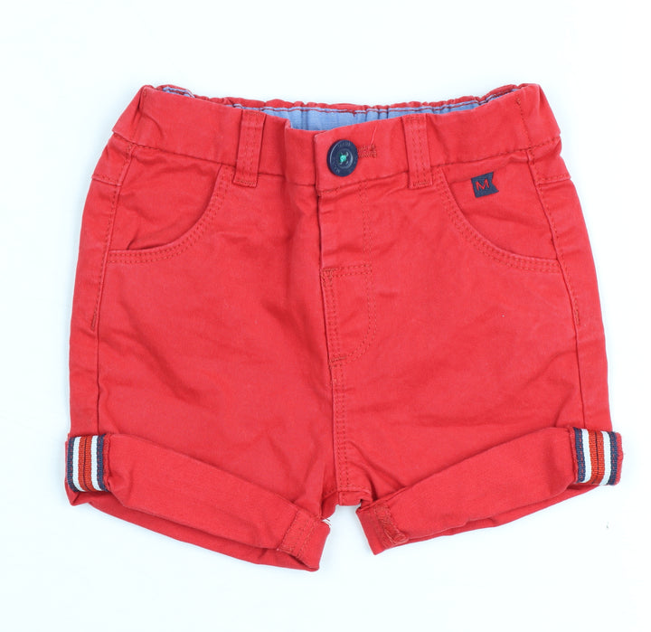 Maine New England Unisex Red Shorts 3-6 Months