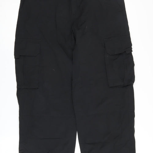 New Look Men's Black Cargo Trousers Size 32S