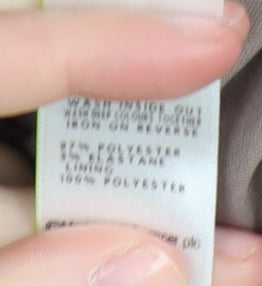 Per Una Women's Brown A-Line Midi Skirt Size 12