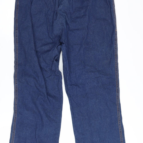 Damart Women's Blue Straight Jeans Size 16 Relaxed Fit