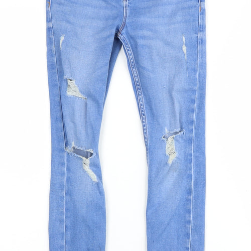River Island Girls Blue Skinny Jeans 9 Years