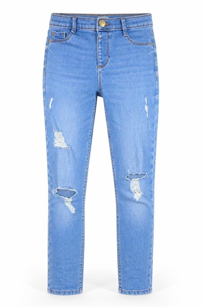 River Island Girls Blue Skinny Jeans 9 Years