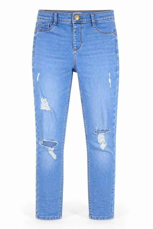 River Island Girls Blue Skinny Jeans 9 Years