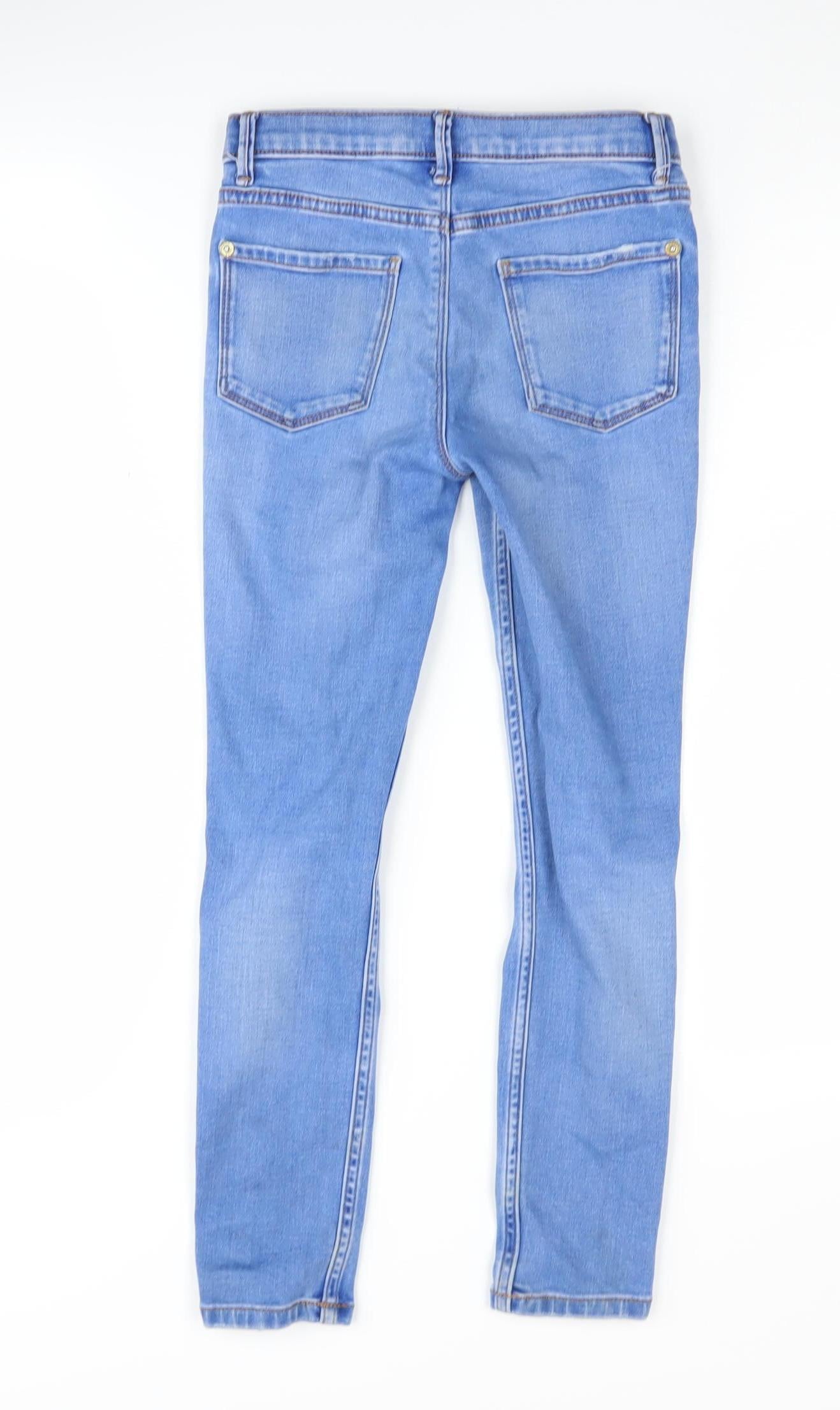 River Island Girls Blue Skinny Jeans 9 Years