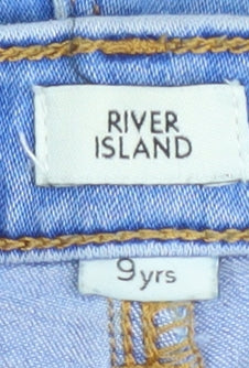 River Island Girls Blue Skinny Jeans 9 Years