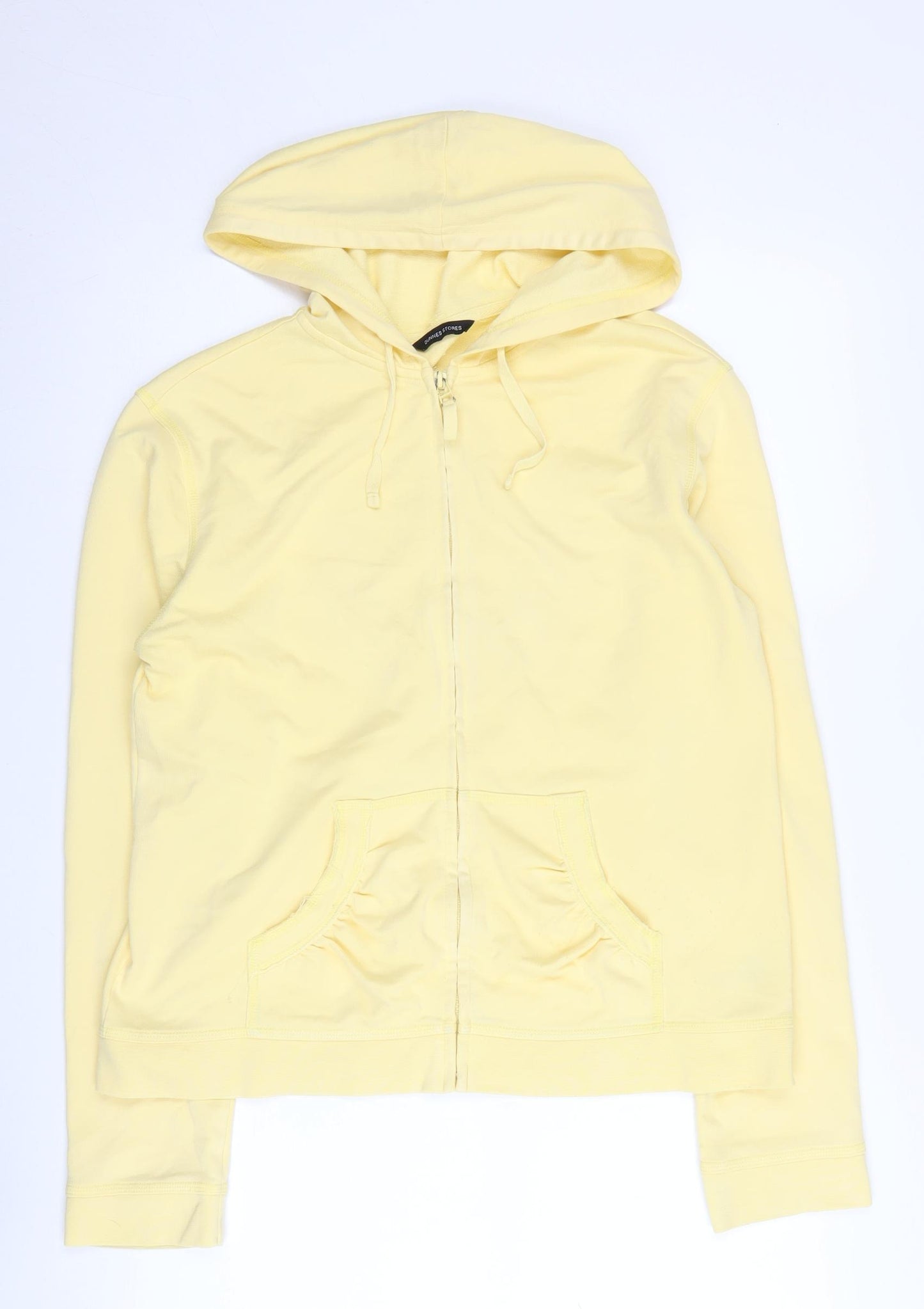 Dunnes Stores Women's Yellow Full Zip Hoodie UK 18-20